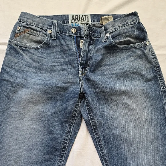 Ariat Men's Relaxed Fit Denim Jeans - Picture 3 of 10